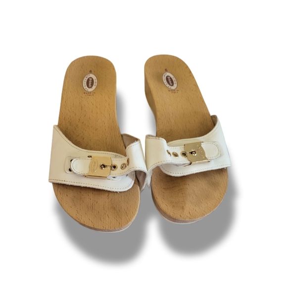 🌿Dr. Scholls Original Clog Sandals Women's Size 6 In White - Picture 3 of 10